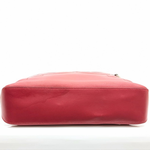 ✨️Authentic Gucci GG Apollo Red Lether Shoulder Bag - Picture 6 of 14